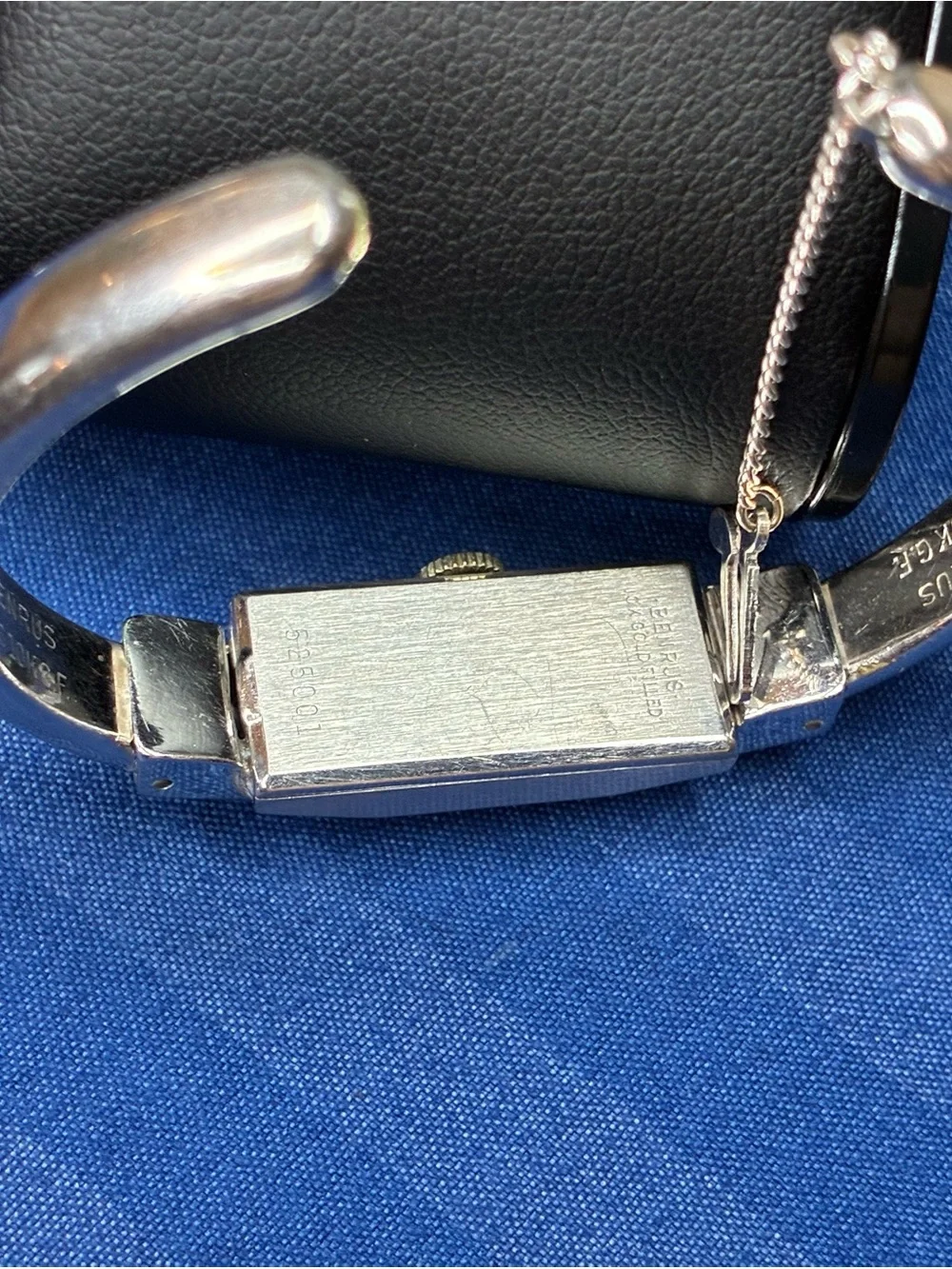 Vintage Benrus 10k GF Women's Bangle Watch - Silver